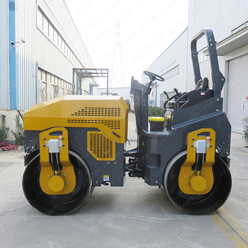 Driving 4 Ton Vibratory Road Roller Full Hydraulic Double Drum Road Roller