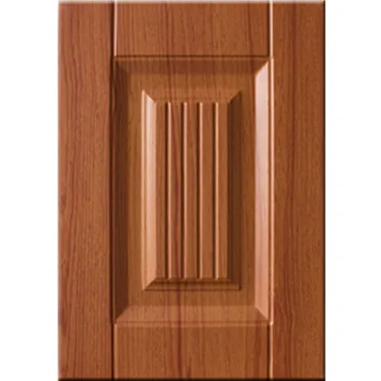 Foil wrapped cabinet doors shaker design