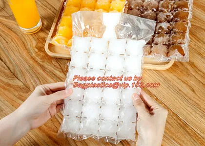 plastic disposable ice cube bag, ice pop bag, ice cube plastic bag, ice bag, LDPE ice cube plastic bag, ice, ice cube, cooler