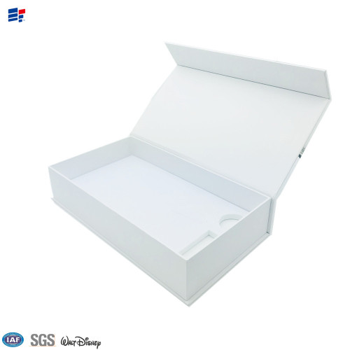 Cardboard folding paper magnet electronic box