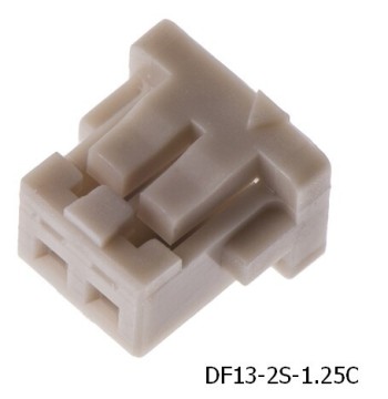 Hirose connector 1.25mm pitch 2 pin DF13 series connector DF13-2S-1.25C socket housing wire to wire connector