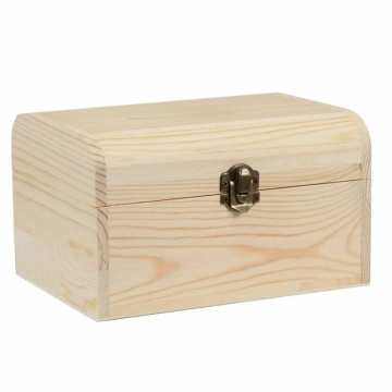 Plain Unpainted Wooden Jewellery Storage Box Set