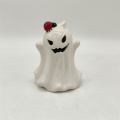 Fantasma de cerâmica com luz LED joaninha