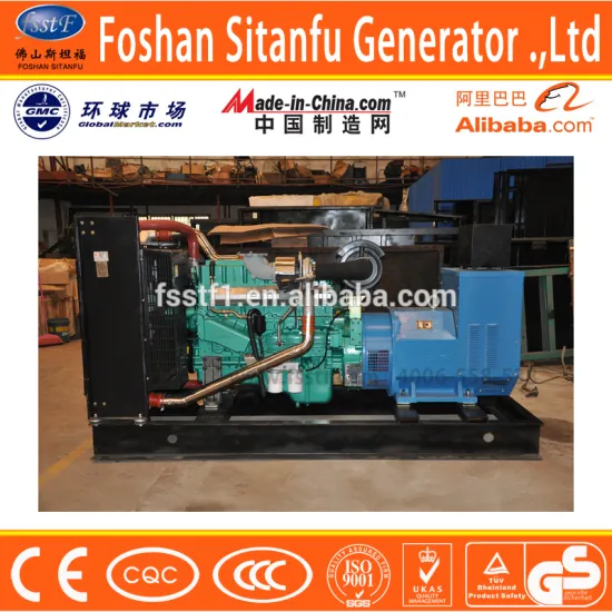 300kw diesel generator set with 24V DC start battery