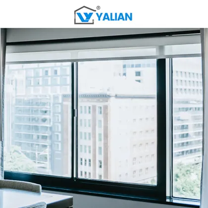 High Quality Windows 3-Track Aluminum Sliding Windows