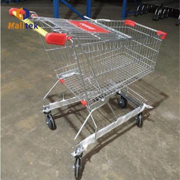 Grocery Australia PU wheels Shopping Trolley
