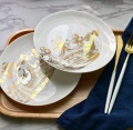 Moden Porcelain balik Dinner Plate