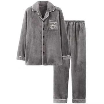 Men's Flannel Pajama Suit For Men