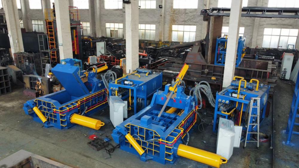 Metal Leftover Steel Paring Waste Car Shells Baler