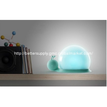 Color Changing LED snail light Mood Lamp Night Light Children