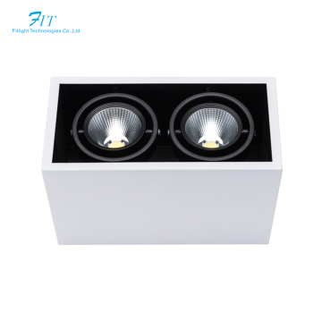 High Performance Adjustable Angle LED Spotlamp - 14w 20w 30w Aluminum Multiple Heads