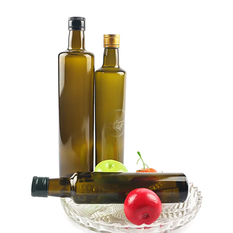 750ml Amber Oil Glass Bottle