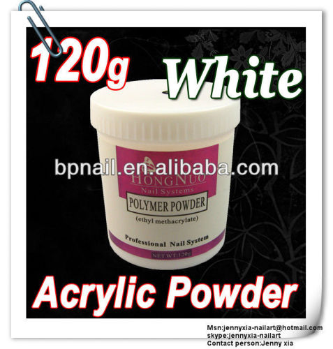 Professional White Acrylic Powder for acrylic nail