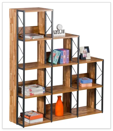 Staircase Style Storage Bookshelf