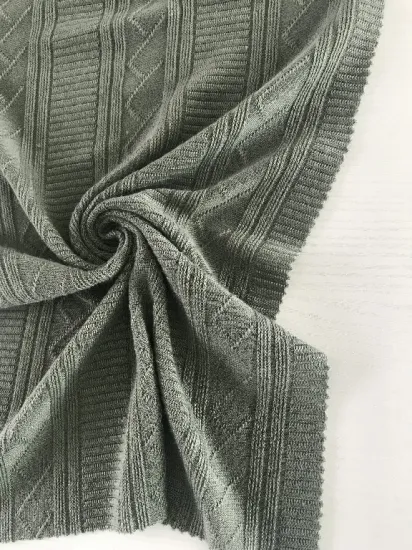 Wholesale Sweater Knit Jacquard Fabric