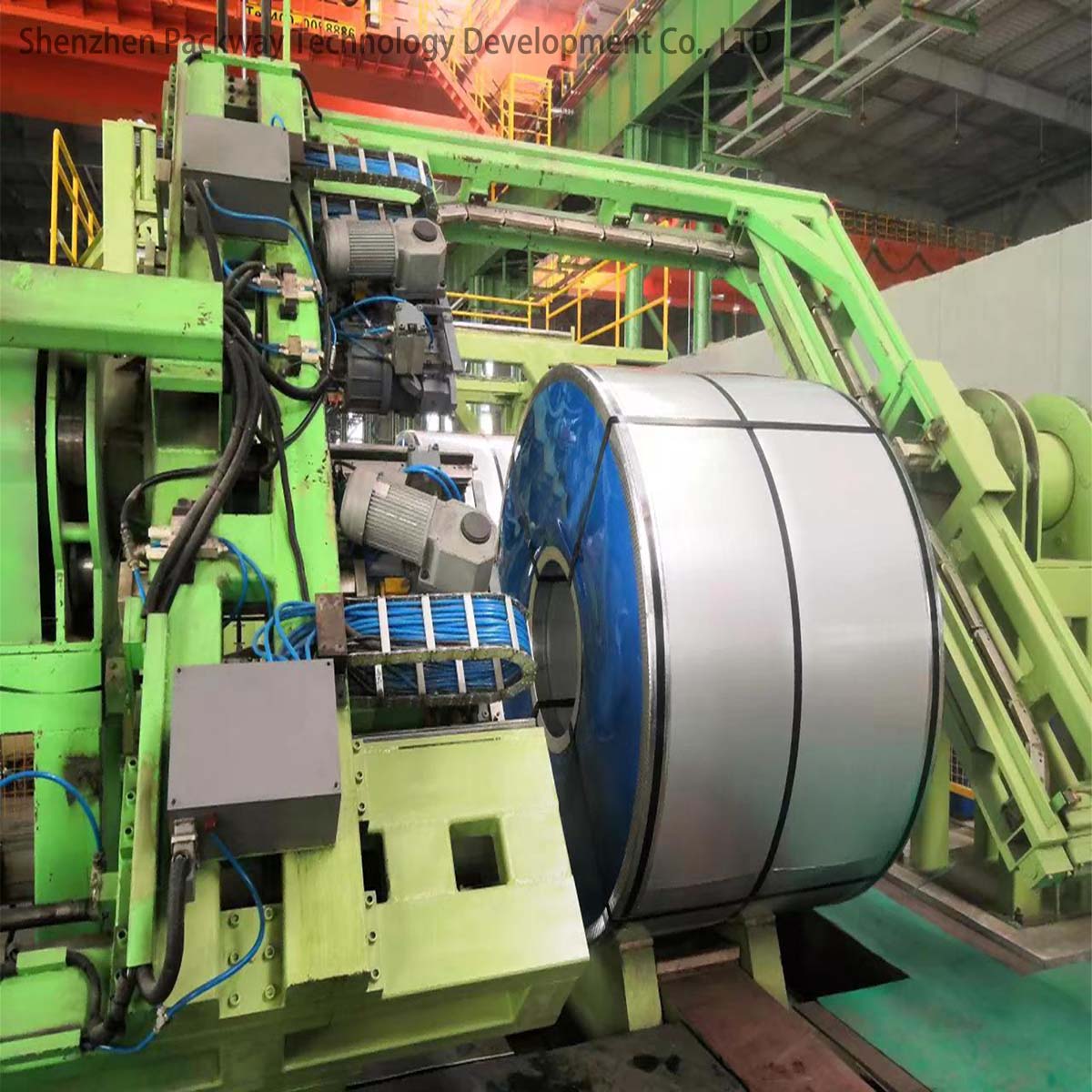 dual machine head radial strapping machine