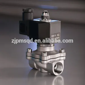 Two-way Stainless Steel Direct Acting electric solenoid water valve