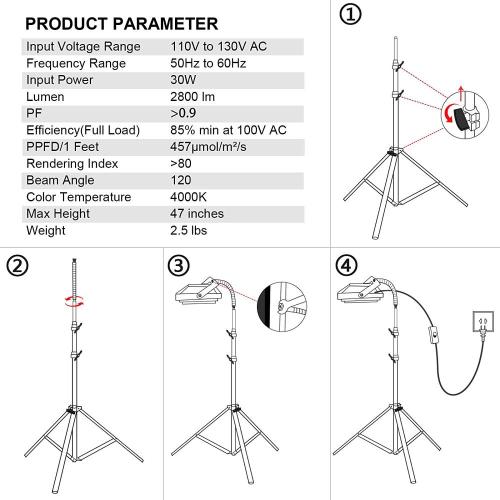 150W Small LED Grow Lights For Indoor Growth