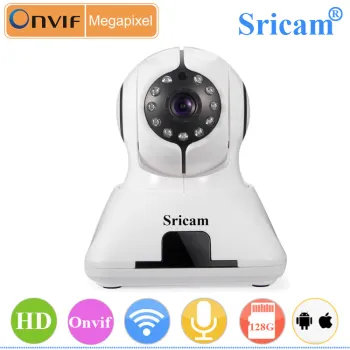 Sricam SPOO6 New Indoor Linkage Alarm Onvif Wireless Full HD IP Camera With 128G SD Card