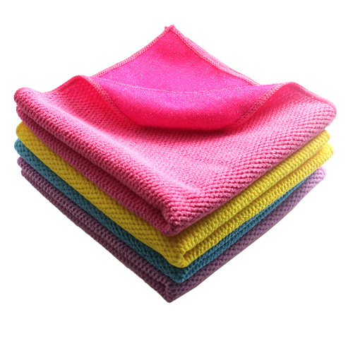 Two Side Peral Microfiber Kitchen Dust Dish Towel