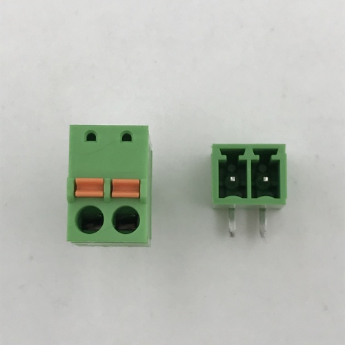 Blocco plug-in PCB a molla 2pin da 2,81 mm