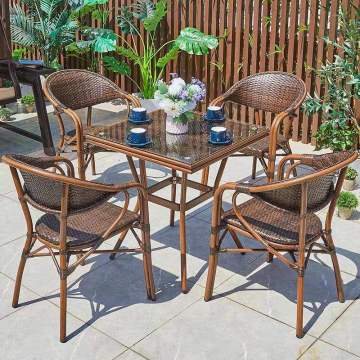 China outdoor rattan garden chair Manufactory