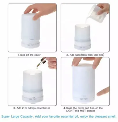 2020 Portable Innogear Essential Oil Diffuser - Ultrasonic Aroma Diffuser with LED Lights (100ml)