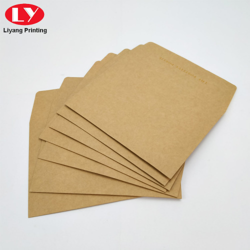 Emballage d&#39;enveloppe Kraft Enveloppes en papier brun personnalisé