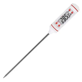 Digital Stainless Steel Instant Read Thermometer: Accurate Food Temperature Gauge Tester