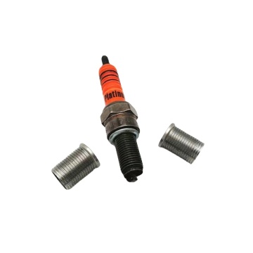 Industrial 304 Stainless Steel Spark Plugs Repair Insert M10*1-M12*1-17mm Natural Surface Carton Packing