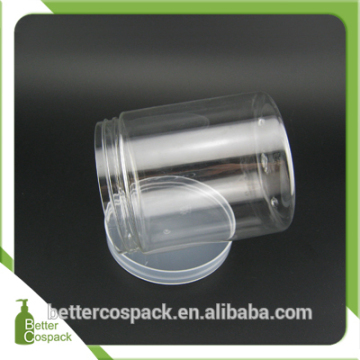 600ml 600g cosmetic packaging jar plastic material accept custom logo and labels