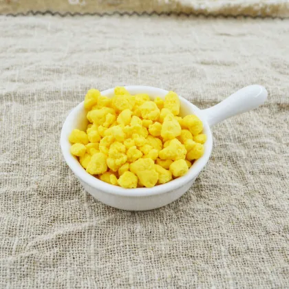 Air Dried Egg Yolk Cubes Yellow Pure Egg