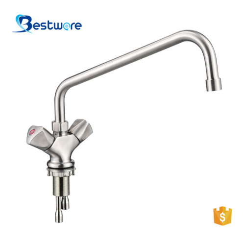 Single Hole Kitchen Faucet With Spray
