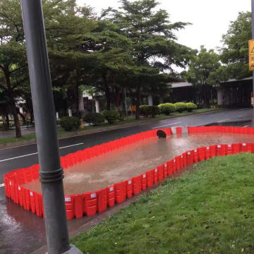 Flexible flood gate barrier flood fence panel