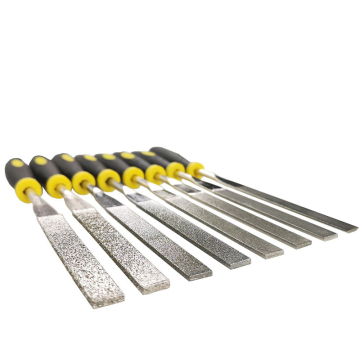 Double Color Carbon Steel Round Files Rasp Set