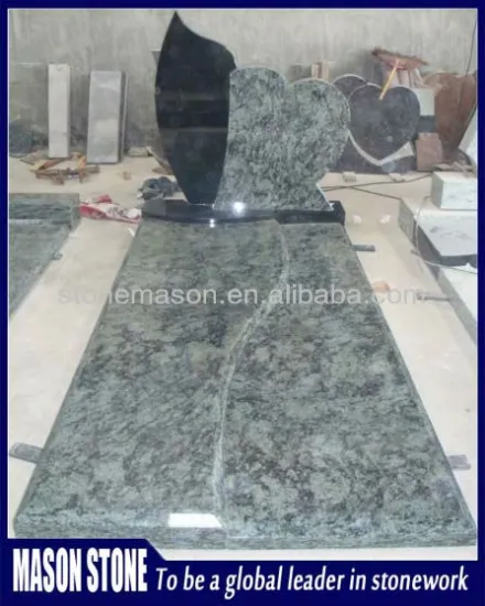 tombstone heart design memorial top sale