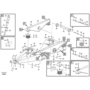 VOE15167172 15167172 Rubber spring FOR A40