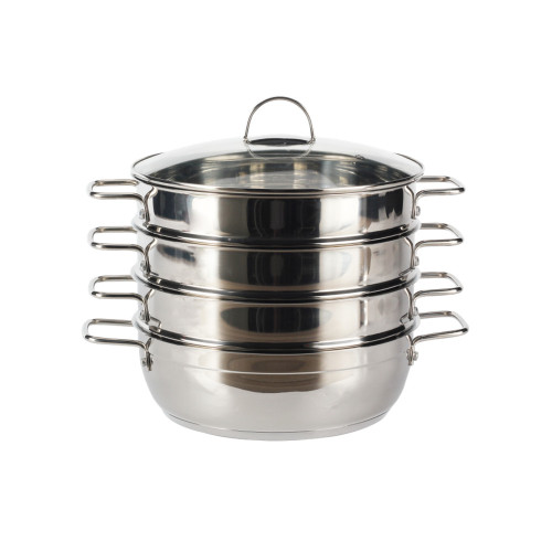 Stainless Steel Triply Bottom Steamer Pot Cookware