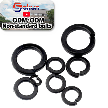 Stainless Steel Spring Washers with Square Ends: DIN 127 Spring Lock Washers