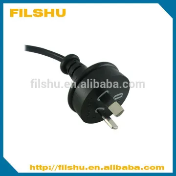 SAA approval australia 3 pin power lead plug