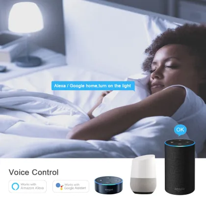 SZMYQ Tuya Smart Home A60 9W RGBWW WiFi Smart Bulb - Compatible with Google Home, Alexa, Echo