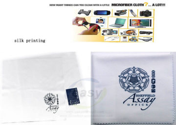 Glass / Eyeglasses Microfiber Screen Cleaning Cloth With Customized Logo