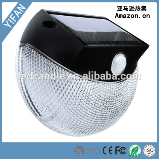 High quality Ip65 waterproof sloar led street light 12LED solar yard light with motion sensor