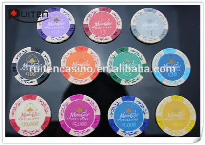 13.5g Crown & Wheat Clay Chip Casino Poker Chip