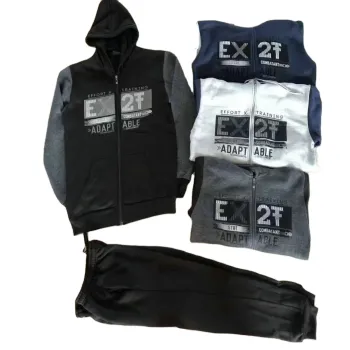 5.45 Dollar Model YQ163 Streetwear Jogger Suit Set - XL-3XL Hoodie and Sweatpants
