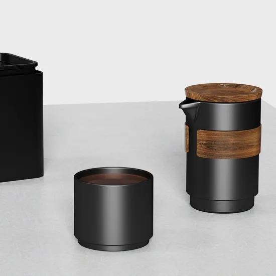 DHPO Luxury Portable Ceramic Tea Set for One - Wholesale Tea Tools