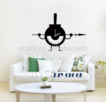 Wholesale Funny Wall Clock Wall Sticker Combination Wall Art Clock