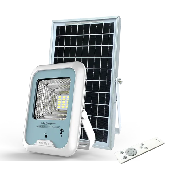 Smart Outdoor Garden Solar Flood Light with 5V 8W Solar Panel