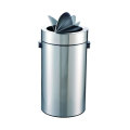 Stainless Steel Waste Bin with Swing lip