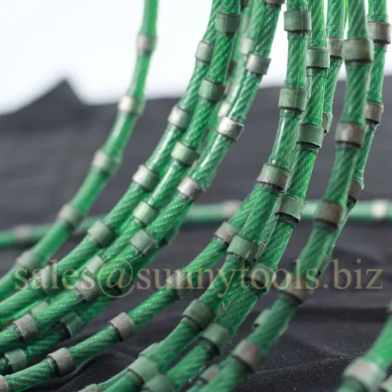 Multi diamond wire saw for granite slab